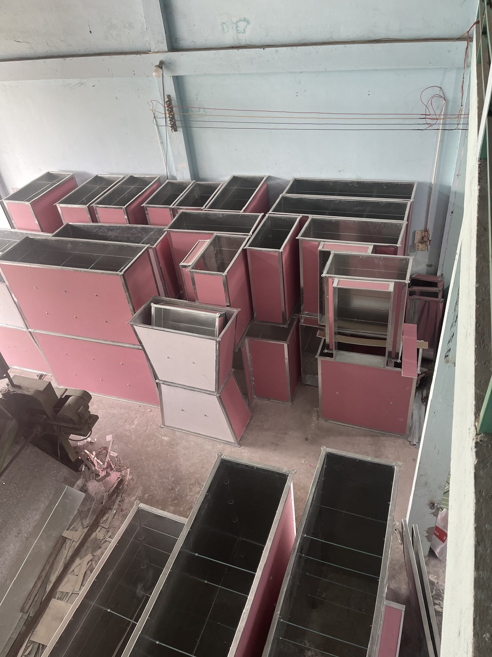 Ống gió vuông TDC chống cháy EI